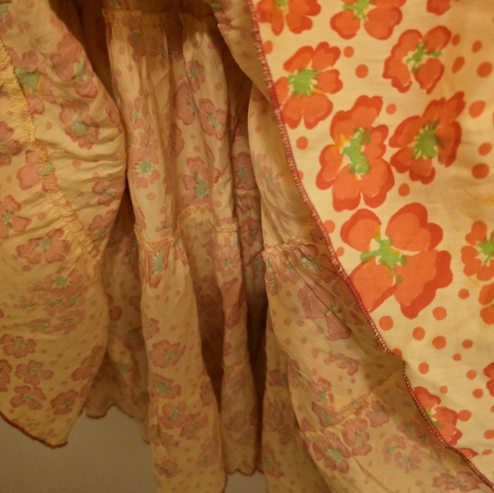 April Cornell Tiered Floral Midi Skirt XS NWOT - Picture 5 of 6